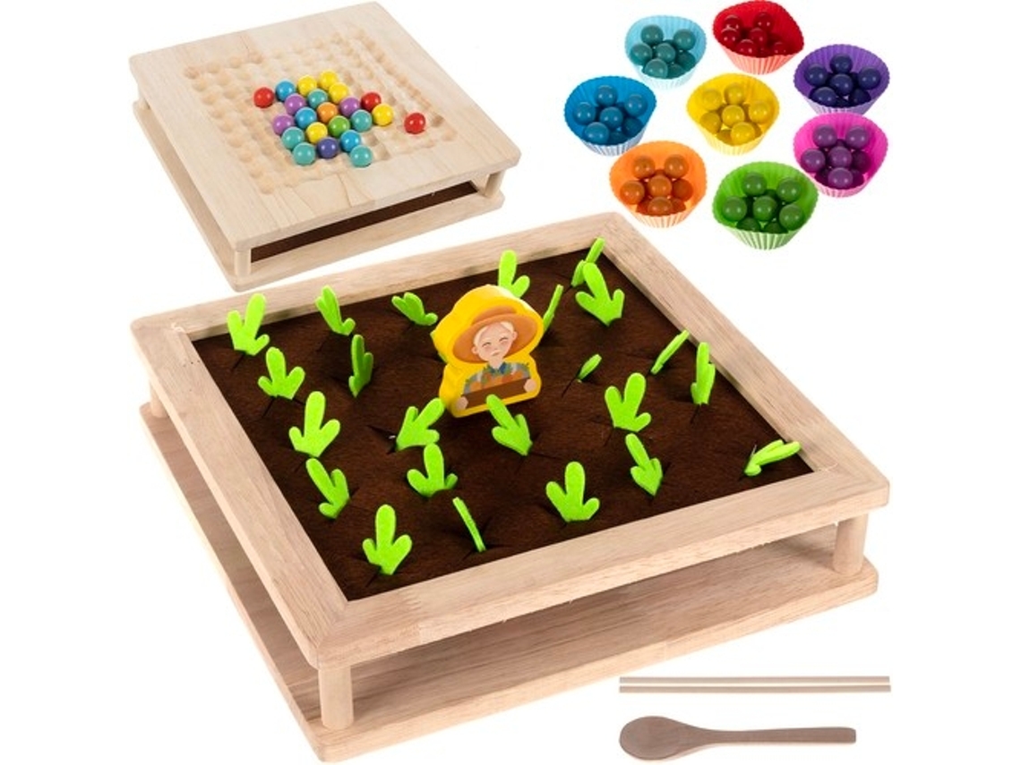 Wooden Puzzle KRUZZEL Farm 22755