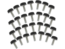 Conjunto De 30 Niveladores Ajustáveis Para Móveis, Pés De Mesa, Material Pp, Ajuste Preciso Para Nivelamento E Fácil