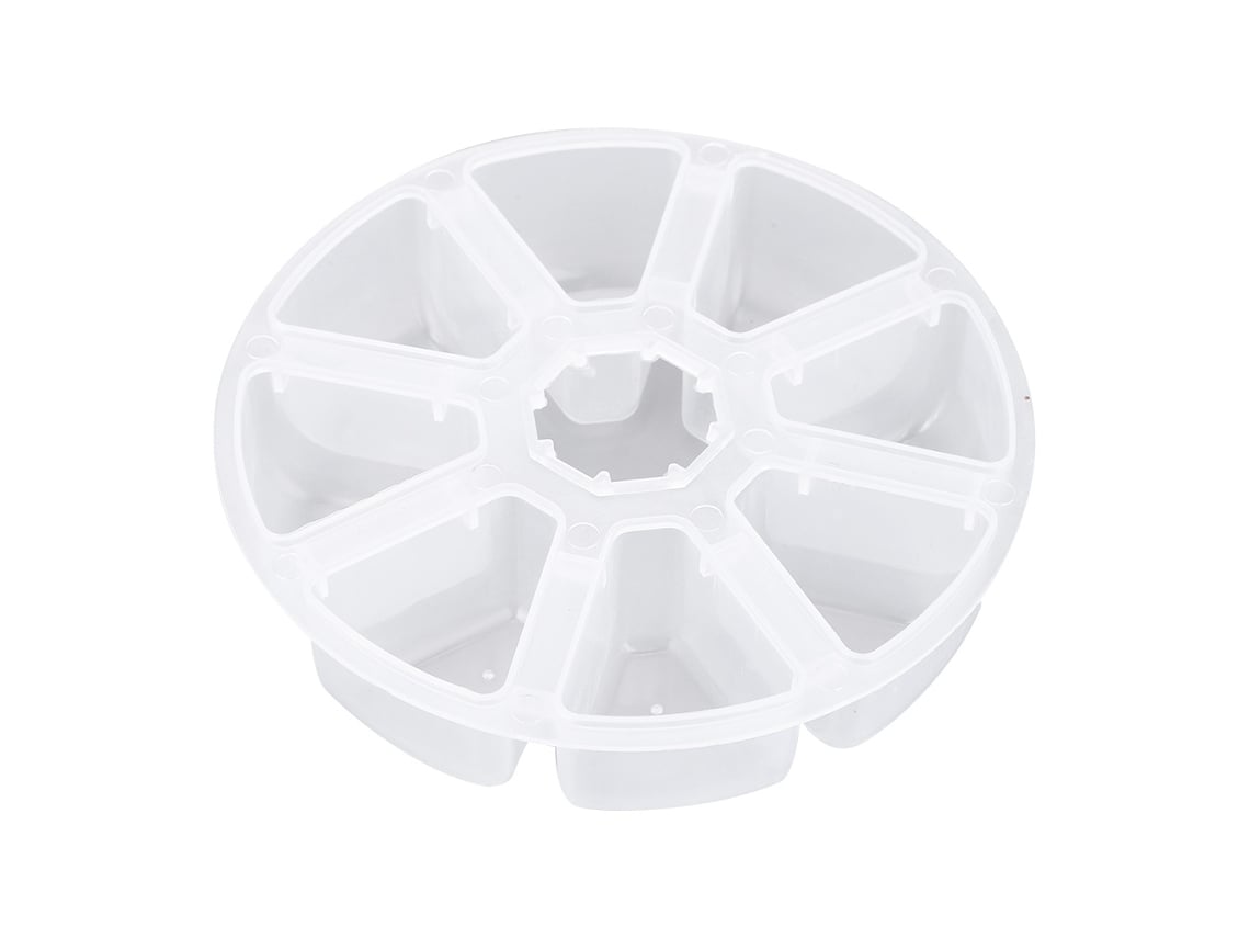 Caixa de Armazenamento de Iscas 8 Grelhas Transparente | S/MARCA