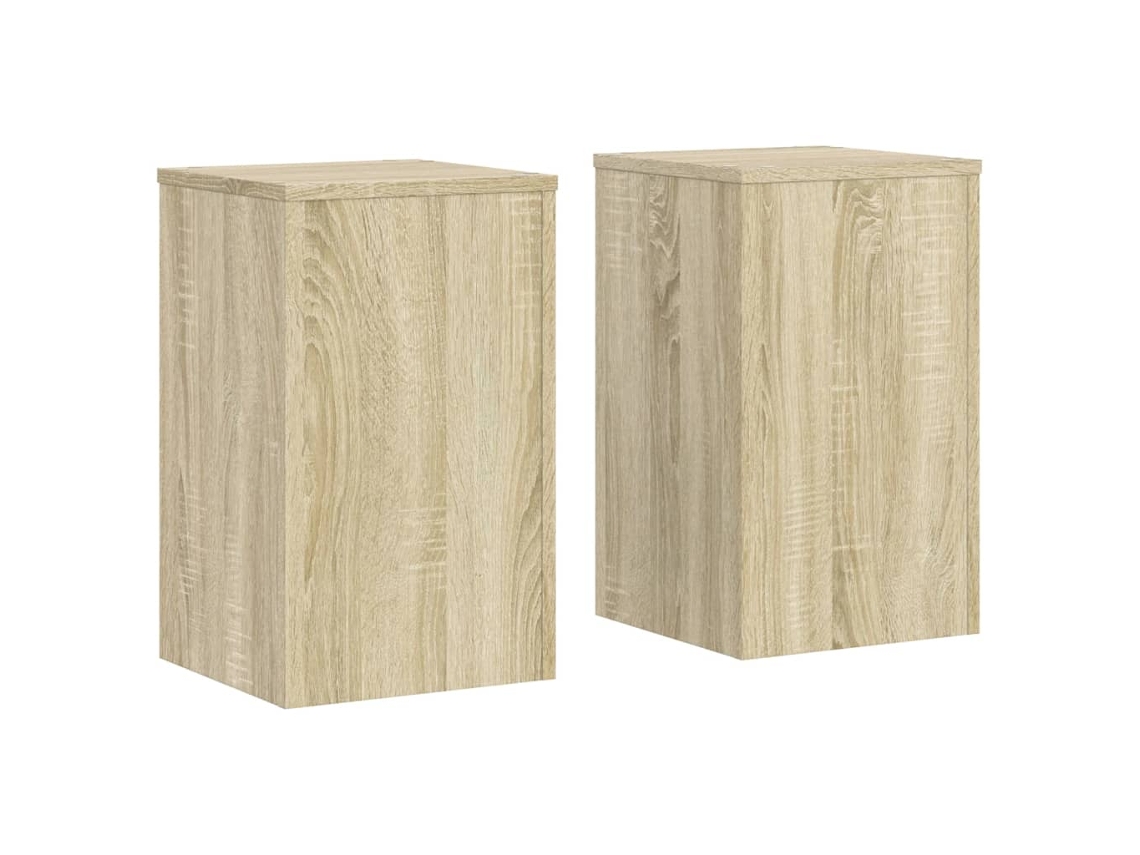 Plant Stand, Plant Stands Vidaxl Marrom Madeira Processada (30 X 30 X 50 Cm)