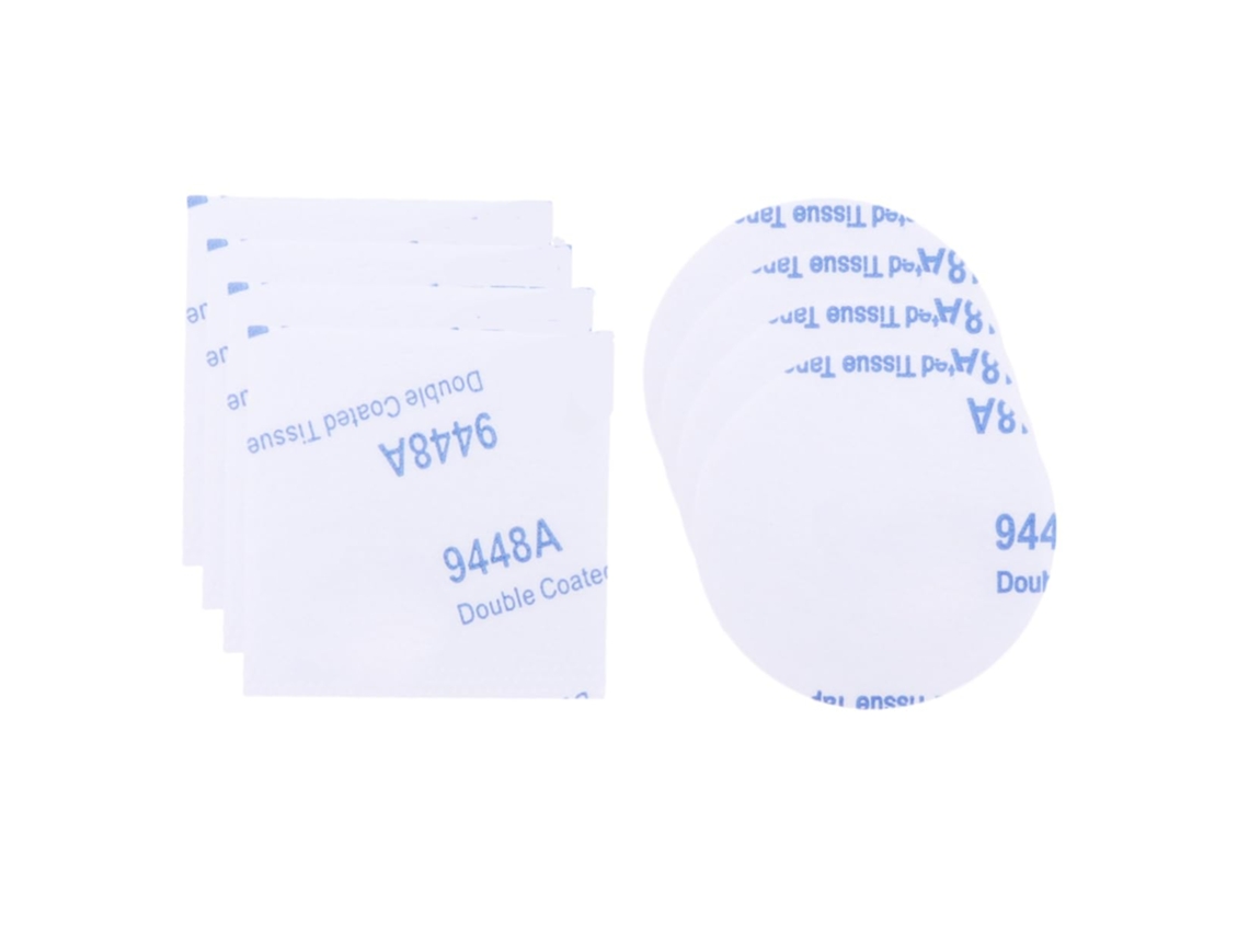 Fita Adesiva Branca Forte Dupla Face Em Eva 30x1 5mm 56 Peças (27x27x1