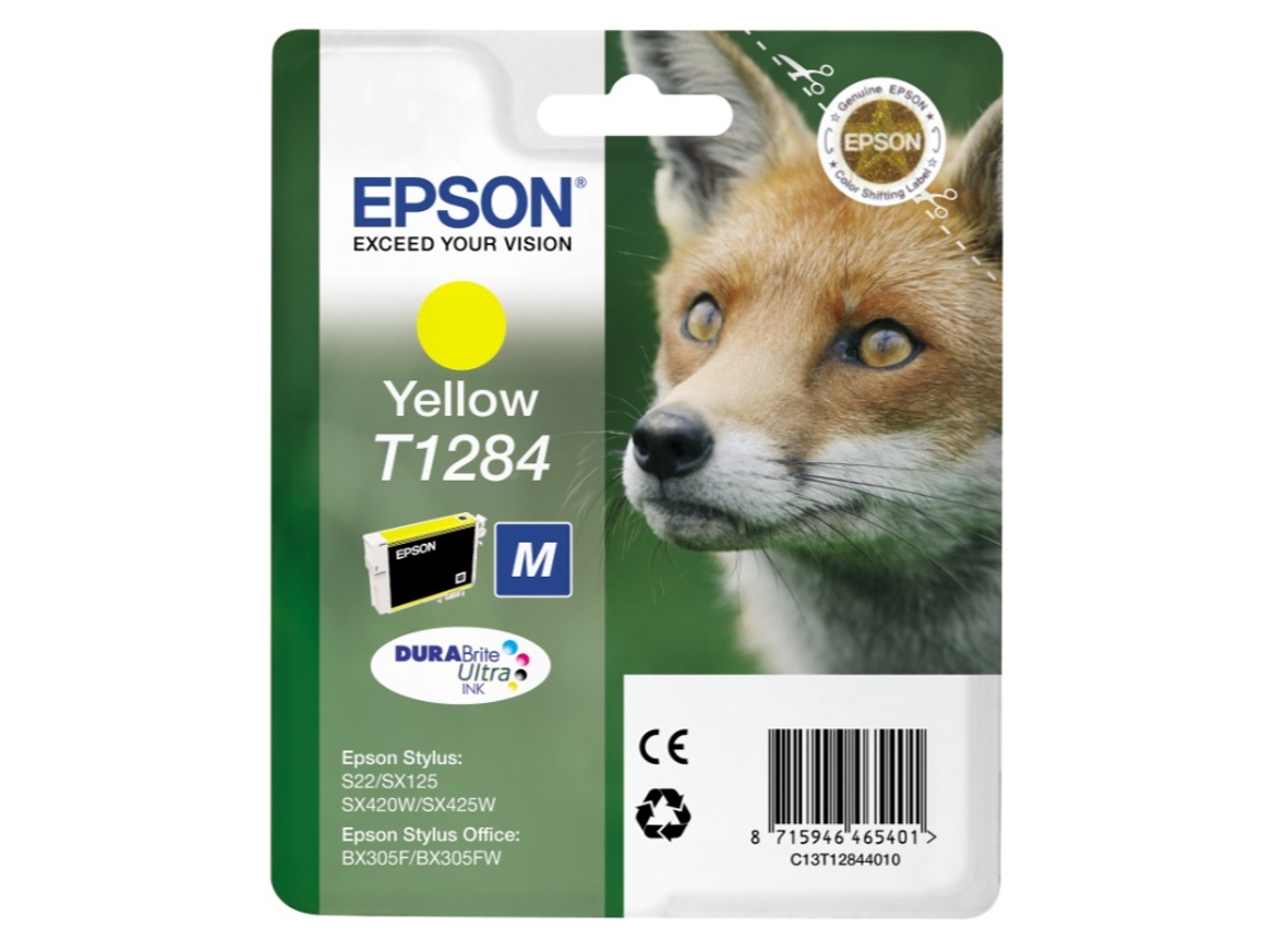 Tinteiro EPSON T1284 Amarelo (C13T12844022)