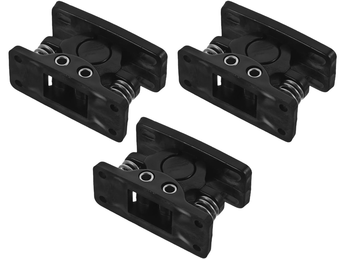 Conjunto De 3 Suportes Plástico Reforçado Com Fixação Forte E