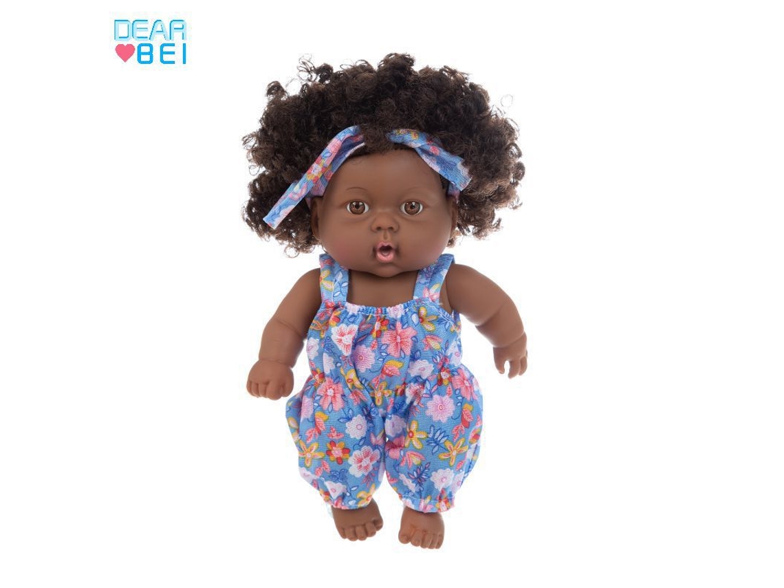 Boneca Africana Negra De 20 Cm, Boneca Fofa Tie-dye, Boneca De Conforto, Brinquedo Infantil