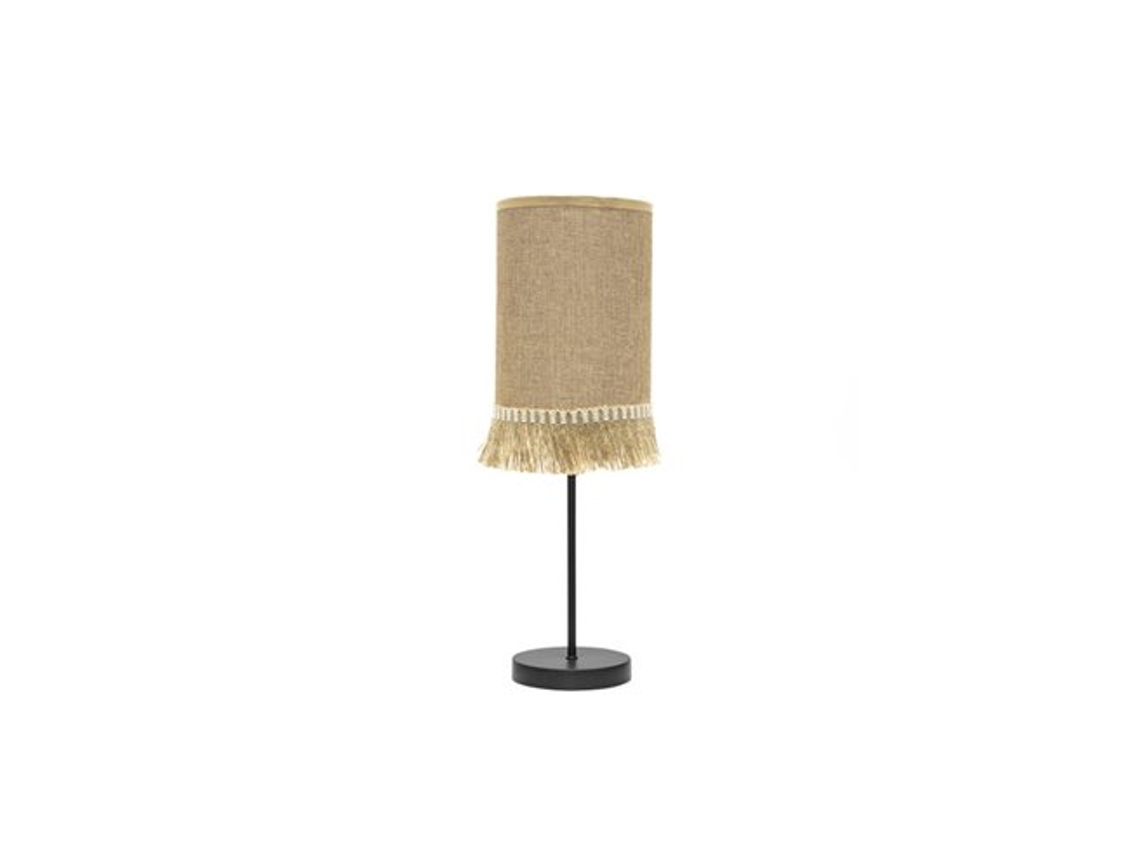 Candeeiro De Mesa Sibila 1xe14 Preto/areia 46x15x15 Cm Fabrilamp