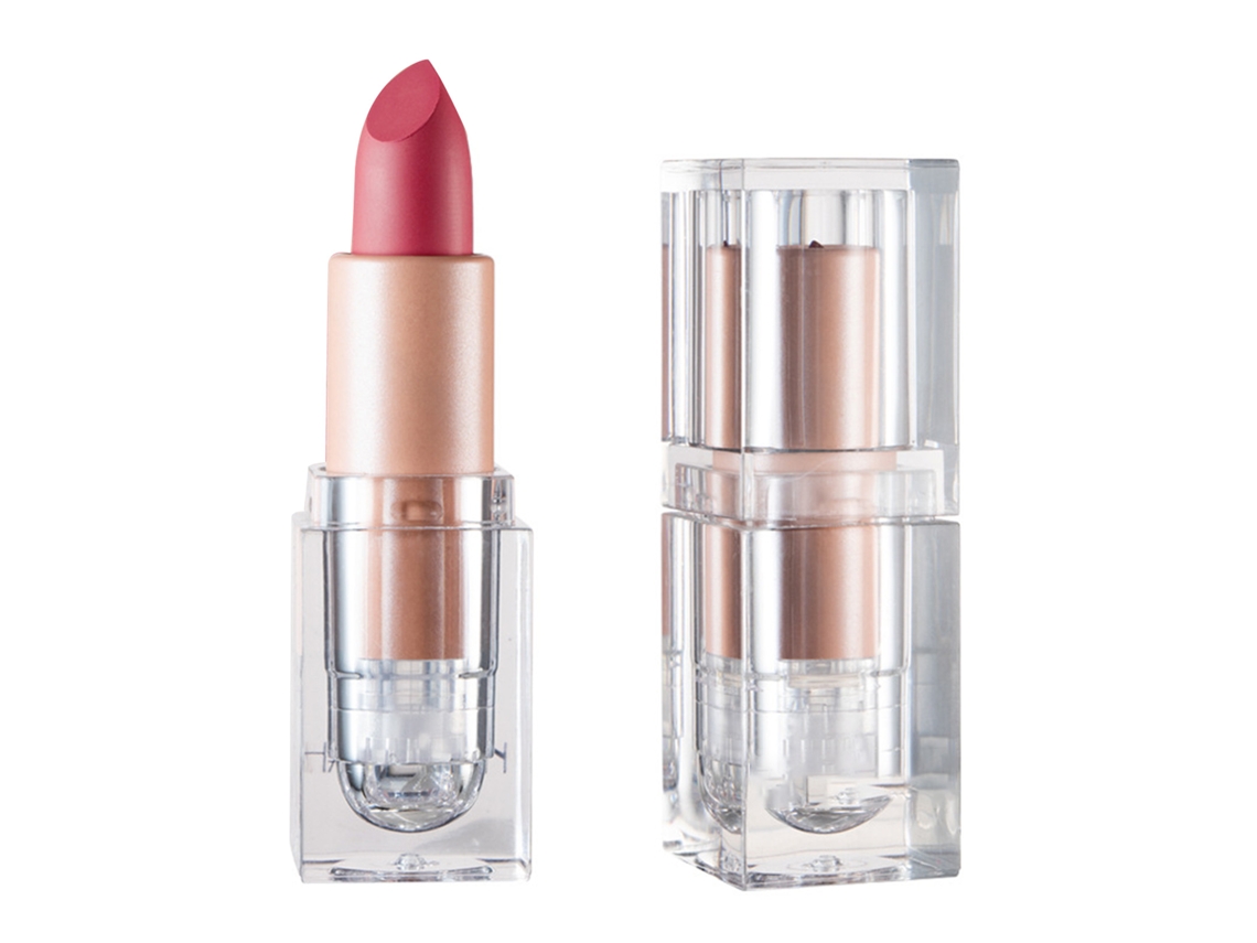 Batom Matte De Longa Duração, Portátil, Resistente E Vibrante, Nude, Para Uso Diário