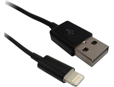 Cabo de Dados OMENEX (Lightning - USB A - Preto)