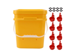 Bebedouro Automático Primerox 12l com Balde para Aves