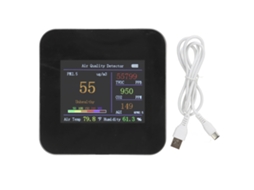 Monitor De Qualidade Do Ar Indoor Pm2.5 Co2 Com Bateria