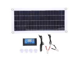 Laxiscreed Conjunto De Carregamento Com Painel Solar 20w 18v Para Diversos Dispositivos