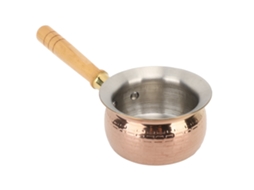 Panelinha de Manteiga Inox LAXISCREED com Cabo de Madeira