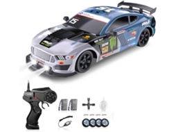 1/16 4wd Carro De Drift, Carro De Controle Remoto De Alta Velocidade 2.4ghz Com Luzes Led E Spray Digitallab (sc16a05)