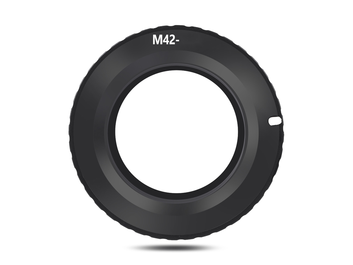 Anel Adaptador Eléctrico M42-eos/ef Para Lentes M42 Em Câmeras Canon Eos/ef Mount