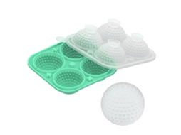 Forma De Gelo Em Silicone Em Forma De Bola De Golfe Com Funil, Ideal Para Cocktails, Bourbon, Conhaque E Whisky. Verde Hexinyigjly