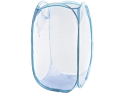 Cesto de Roupa Dobrável em Nylon e Aço com Função Pop Up. Prático para Guardar CHABERLU
