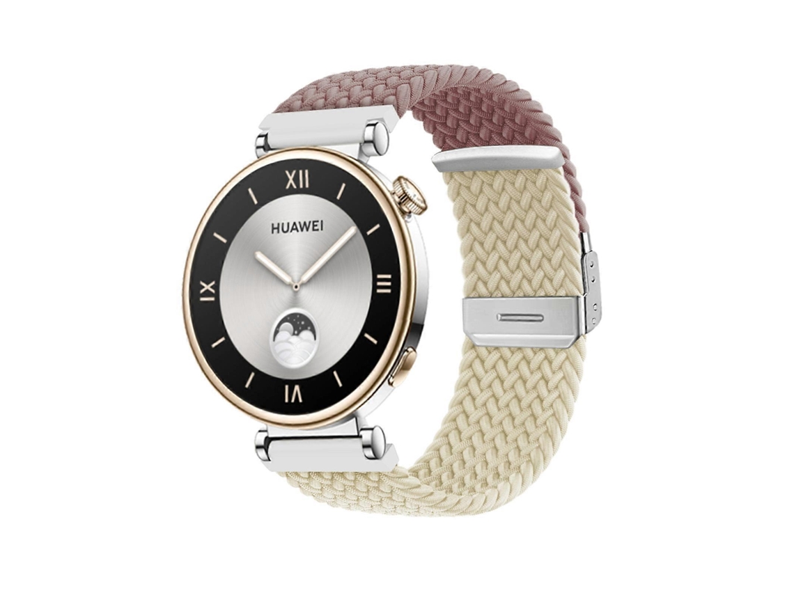 Pulseira De Nylon Trançado Com Fivela Integrada Para Huawei Watch Gt4 41mm