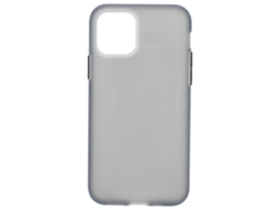 Capa de telefone iPhone 11 Pro com oled de 5,8 polegadas, silicone cinza