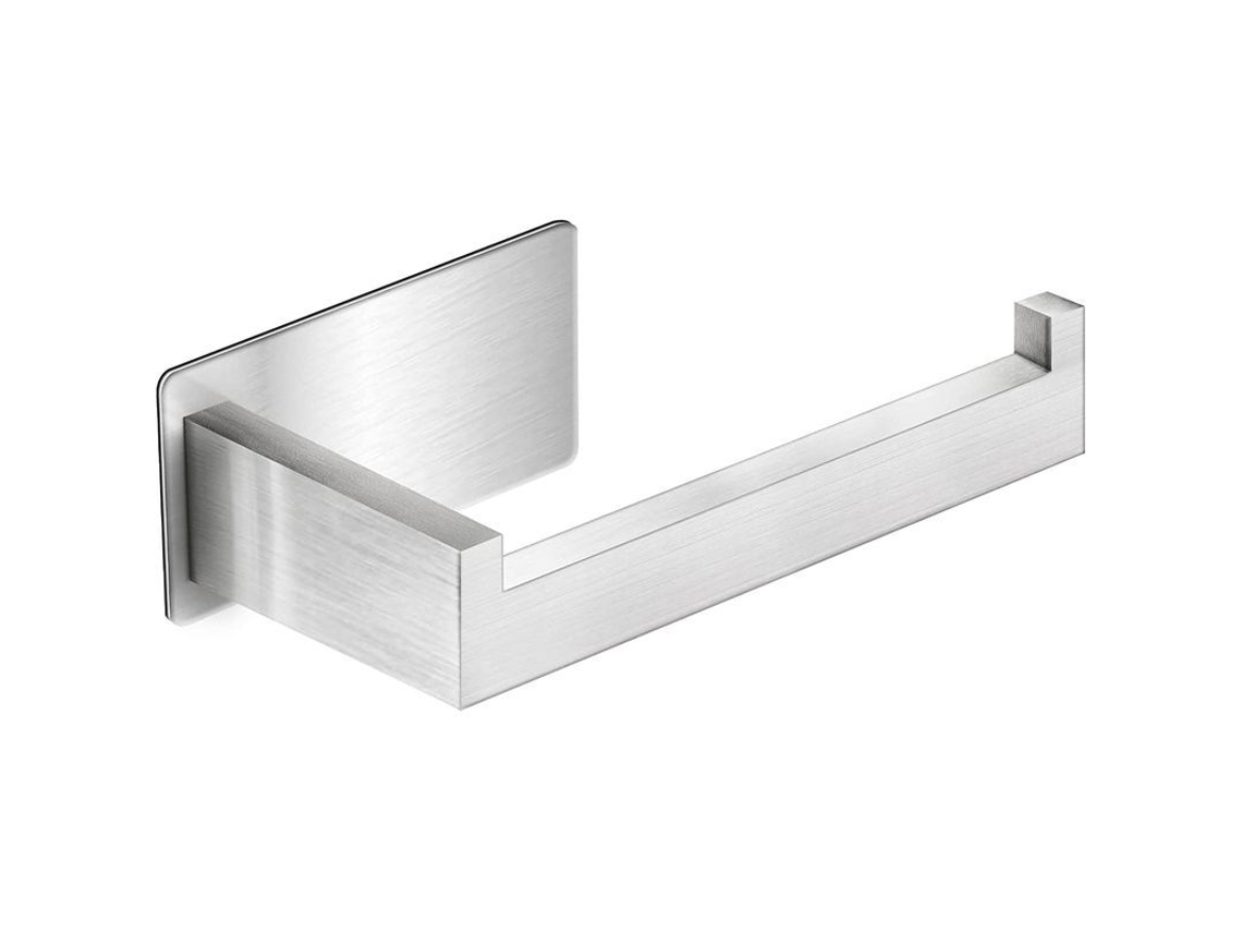 Nova Line suporte de Papel Higiênico de Aço Inoxidável 304, Parede Sem Furo, Autoadesivo, Design Moderno