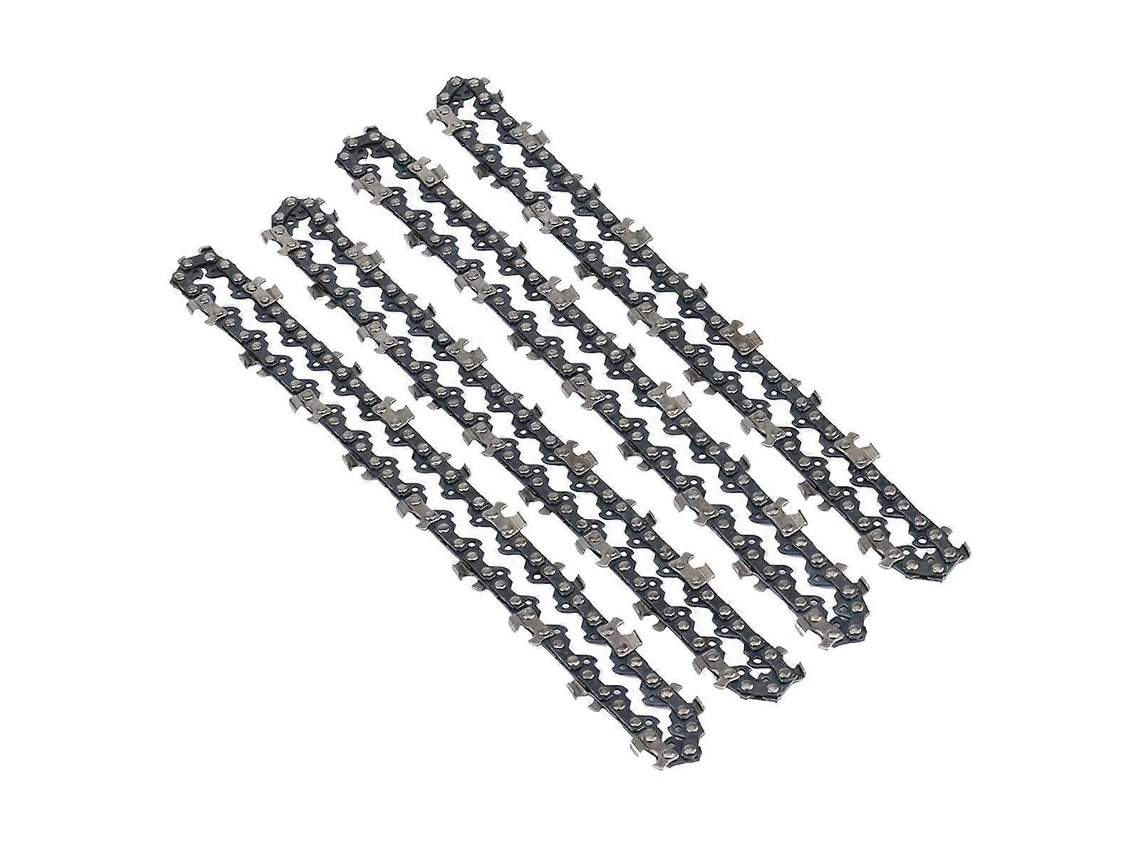 Kit Com 4 Correntes De 6 Polegadas Para Serra Elétrica Portátil, Passo 1/4 Lp, 37 Elos Cada