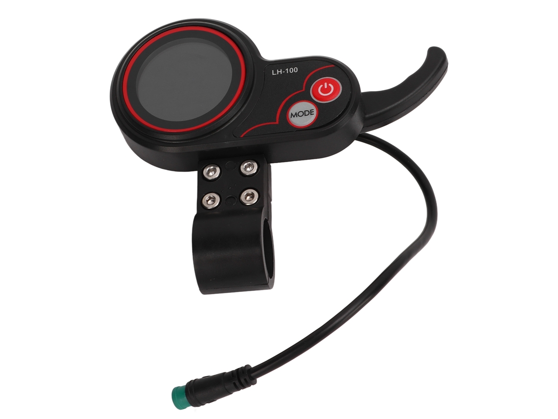 PANTALLA LCD para Bicicleta Elétrica com Conector Impermeável 5p 24v 36v 48v 60v Painel de Controle para Patinete Elétrico 22.2mm | S/MARCA
