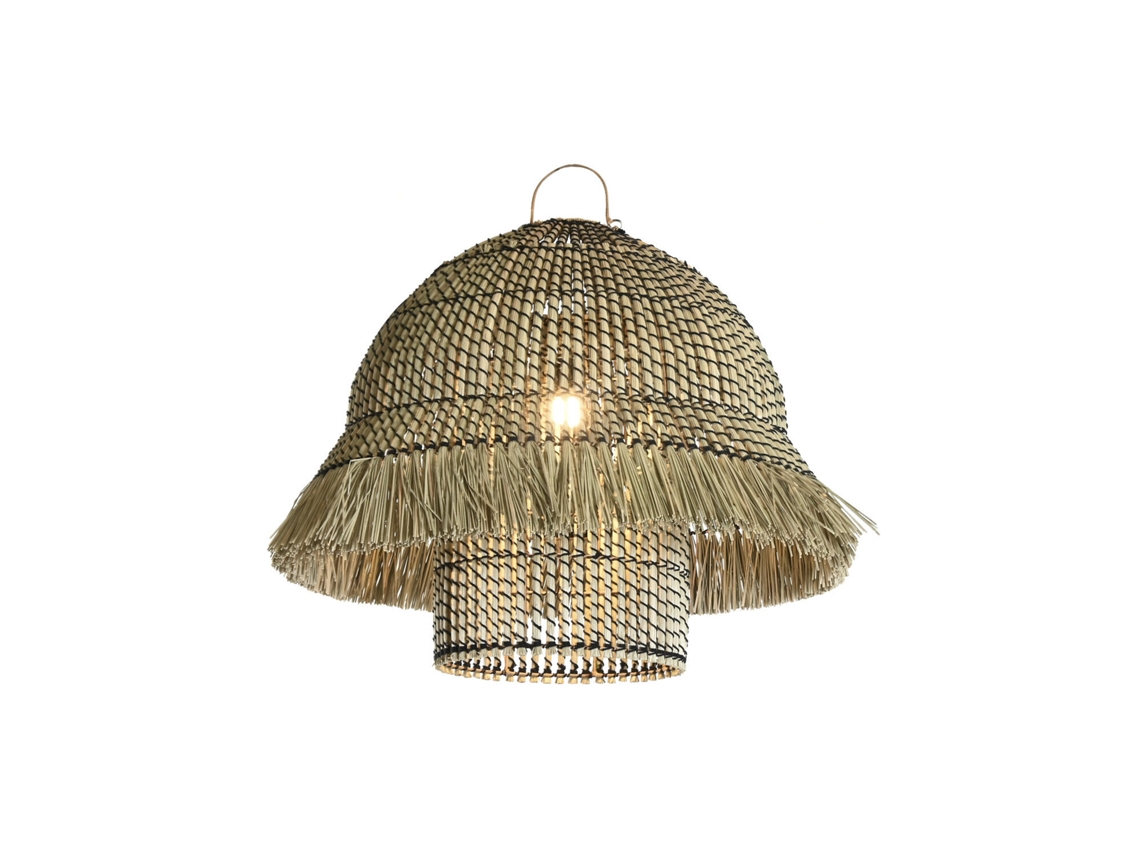 Luminária de Teto Feita de Fibras Naturais, 74x57x65cm ALEXANDRA HOUSE LIVING