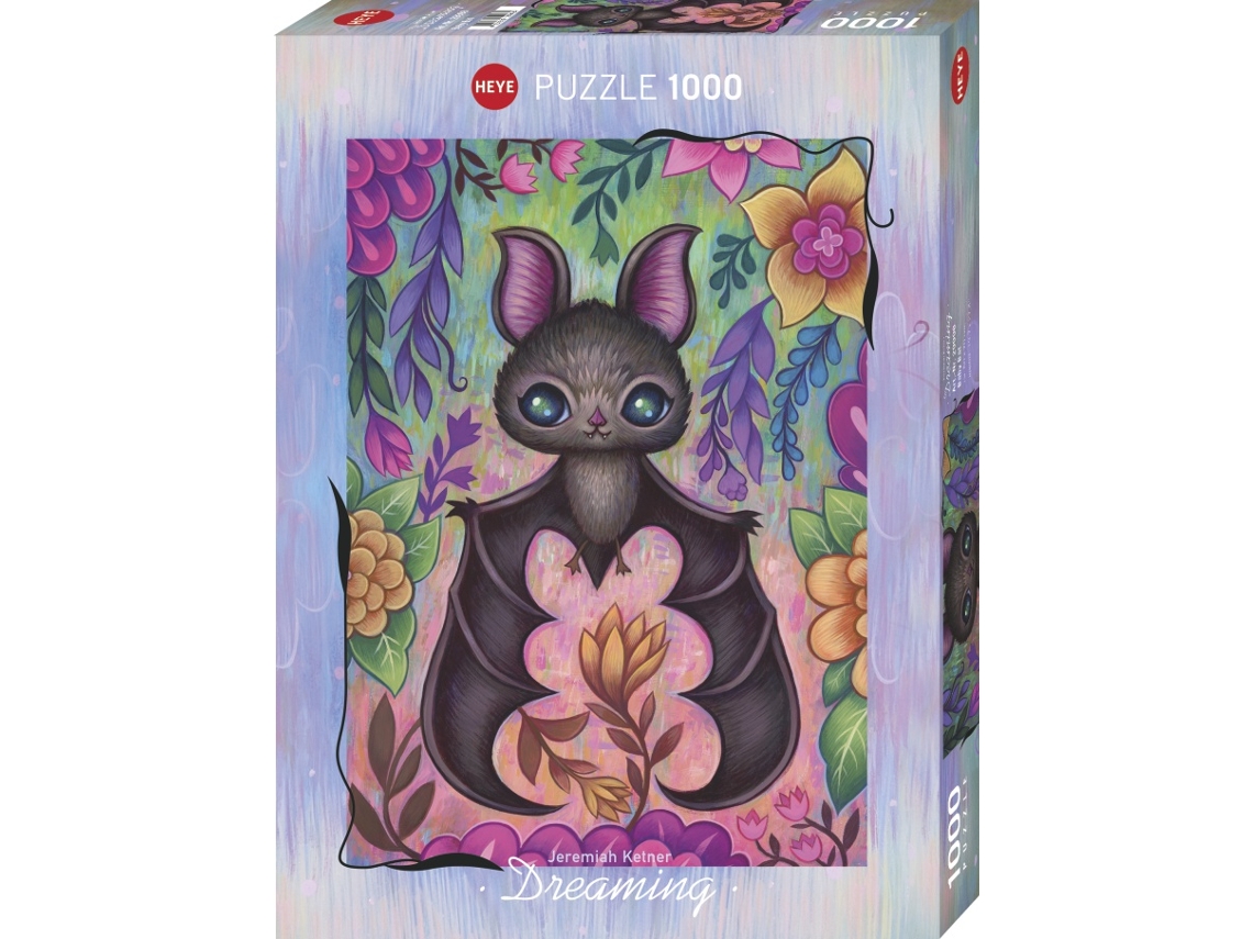 Puzzle 1000 peças Dreaming Baby Bat (Idade minima recomendada: 9 anos)