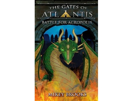 Livro Battle for Acropolis de Mikey Brooks (Inglês)