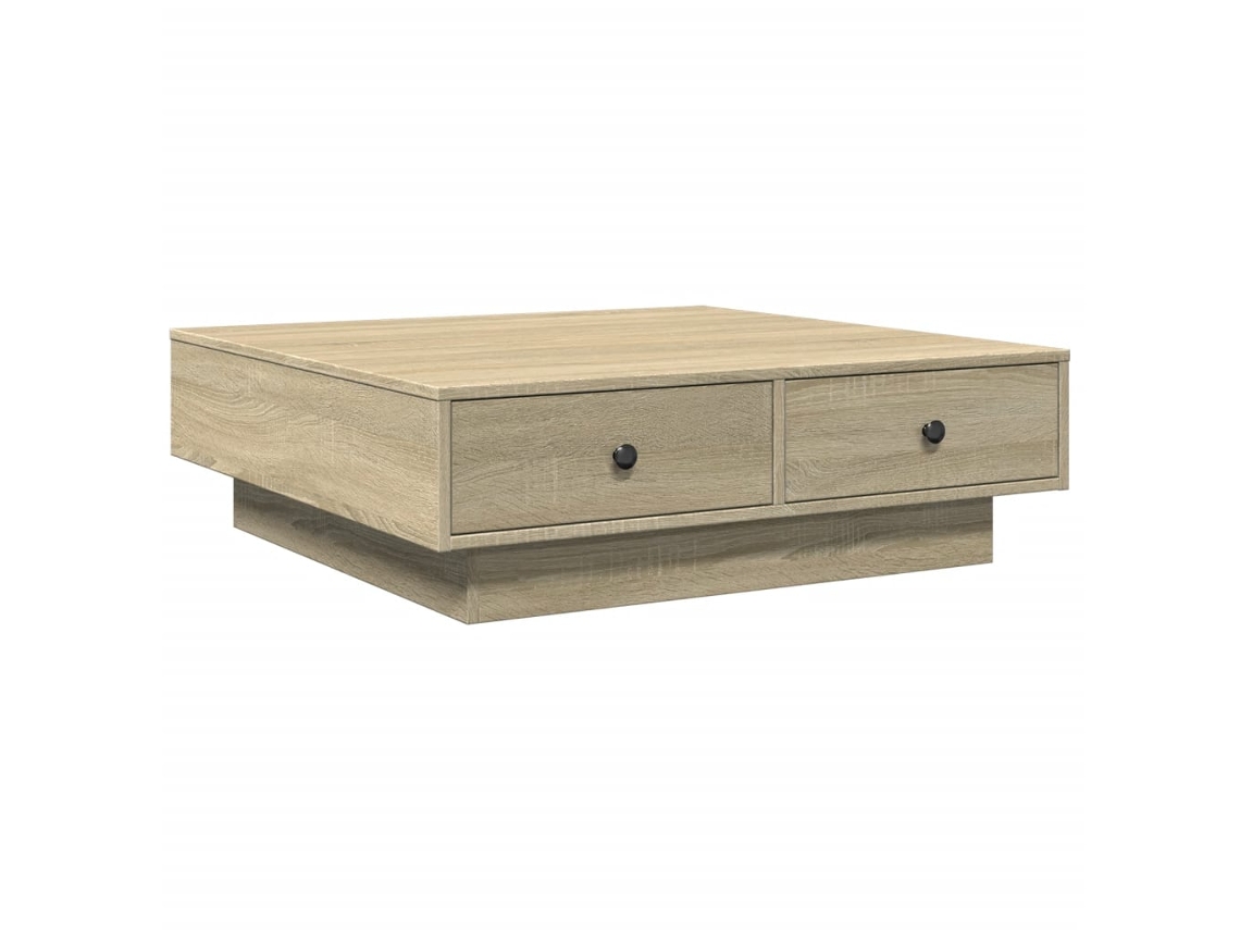 Coffee Table, Coffee Tables Vidaxl Marrom Madeira Processada (90 X 90 X 28 Cm)
