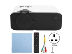 Projetor Portátil Hd Com Reprodutor Multimídia E Controle Remoto