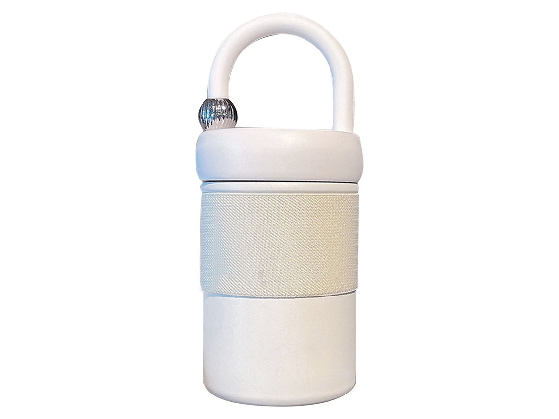 Copo Térmico Isolado de Café Branco Grande Capacidade