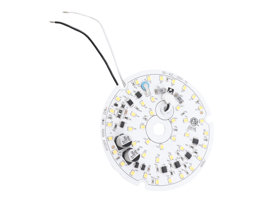 Painel de Reposição de Luz para Ventilador de Teto Led 18w 2000lm Dimmerizável (6000k)