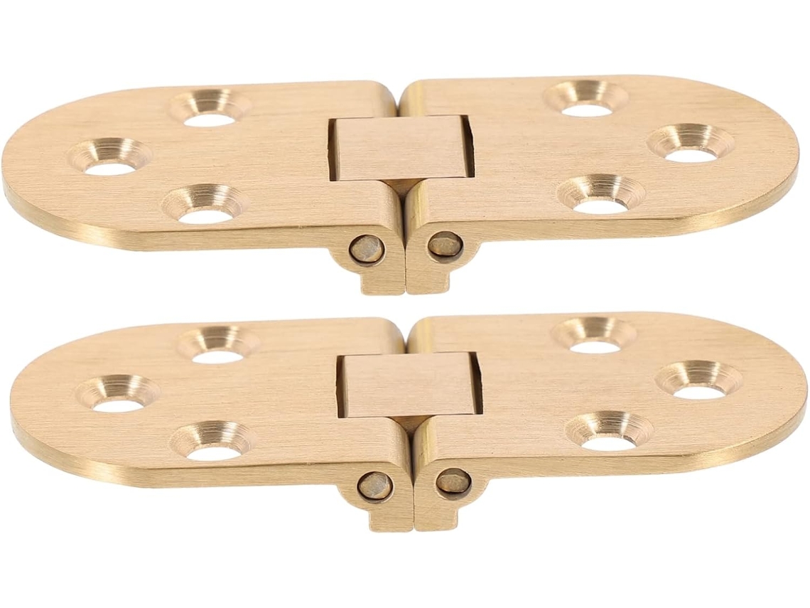 Dobradiças De Latão Com Tampa Articulada Para Armários, Autoportantes