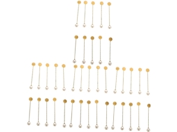 Nuobesty 40 Peças Alfinetes De Broche Com Contas Para Amarrar, Alfinetes De Segurança De Cobre Para Mulheres