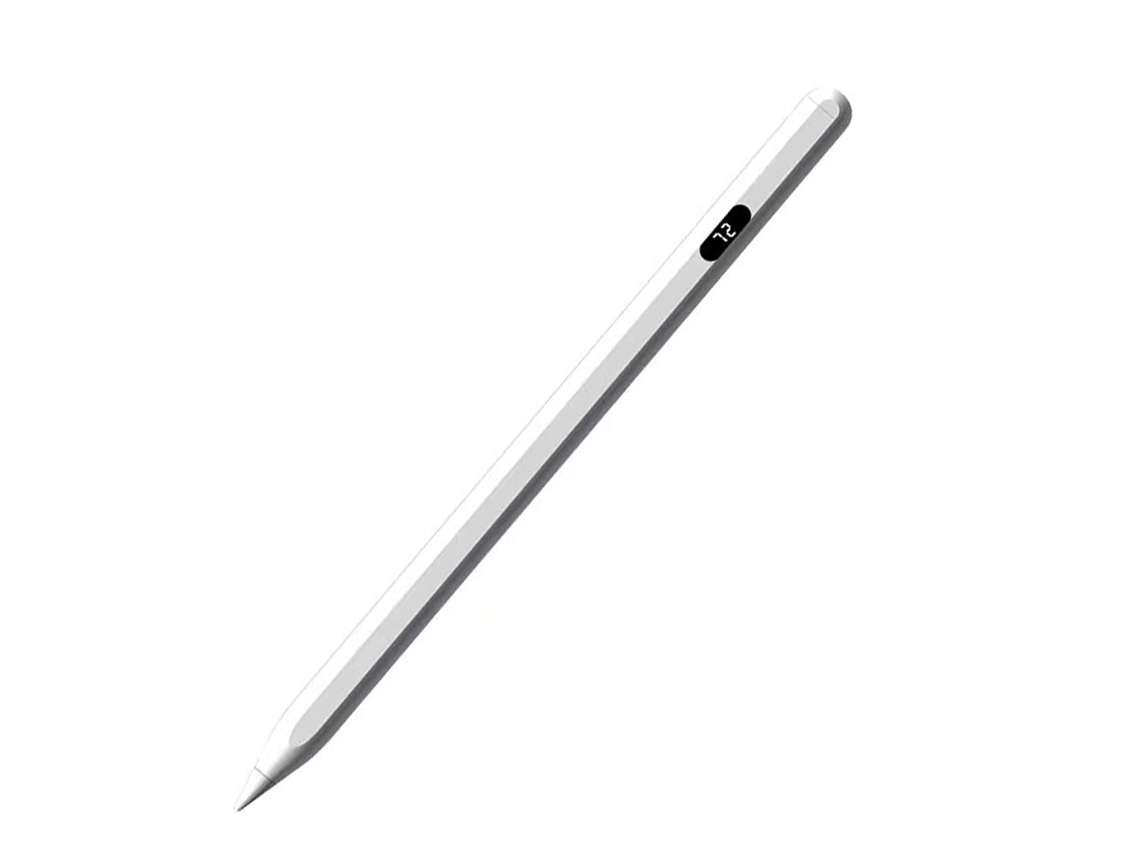 Caneta Stylus de Precisão para iPad, Sensibilidade à Inclinação, com Rejeição de Palma e Indicador de Energia LED para iPad 9, 10 Pro, M4, Air e M3.