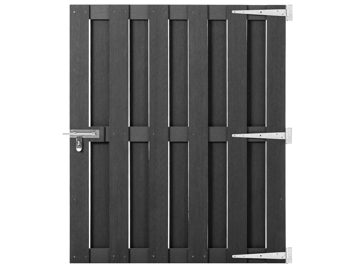 Garden Gate, Garden Gates Vidaxl Cinzeto Wpc (100 X 112 Cm)