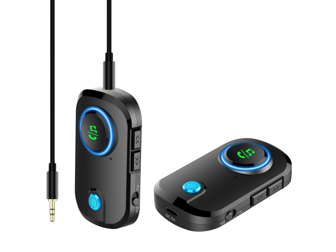Transmissor Receptor Bluetooth Sem Fio Com Viva-voz E Entrada Auxiliar