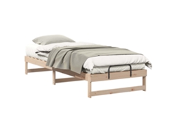 Estrutura da Cama Castanho 90 X 220 Cm MAISON EXCLUSIVE