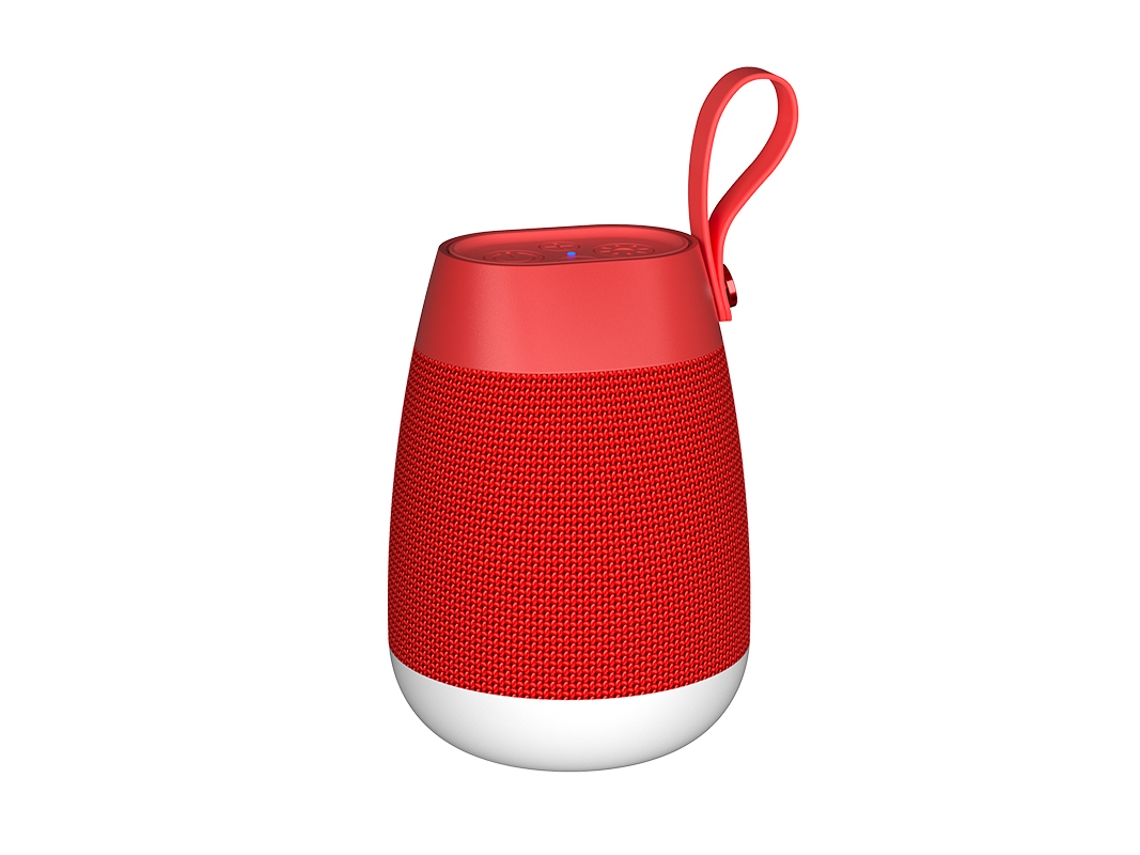 (vermelho) Mini Alto-falante Portátil Rgb Ebs-702