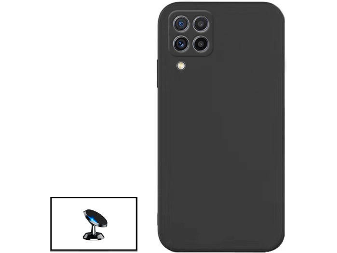 Kit Capa + Suporte Samsung Galaxy M32 PHONECARE Silicone Líquido