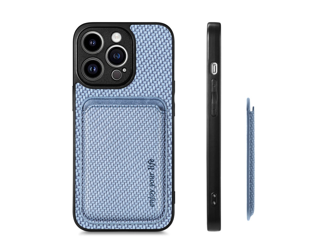 Capa Para Iphone 16 Com Porta-cartões Magnético