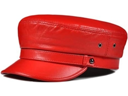 Boné de Couro Feminino Estilo SFUSHOS