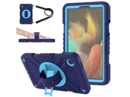 Capa Para Tablet Lurelia, Compatível Com Ipad Pro 112018/20/21/22/air4/air5 Com Alça, Azul Marinho, Pc, Suporte Giratório, Proteção Antiquedas