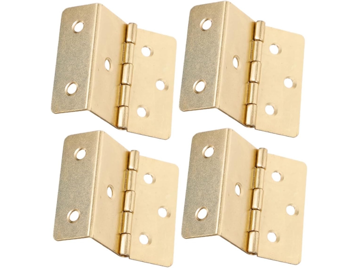 Conjunto De 4 Triplas Vintage Com Furos Para Portas, Móveis E Caixas