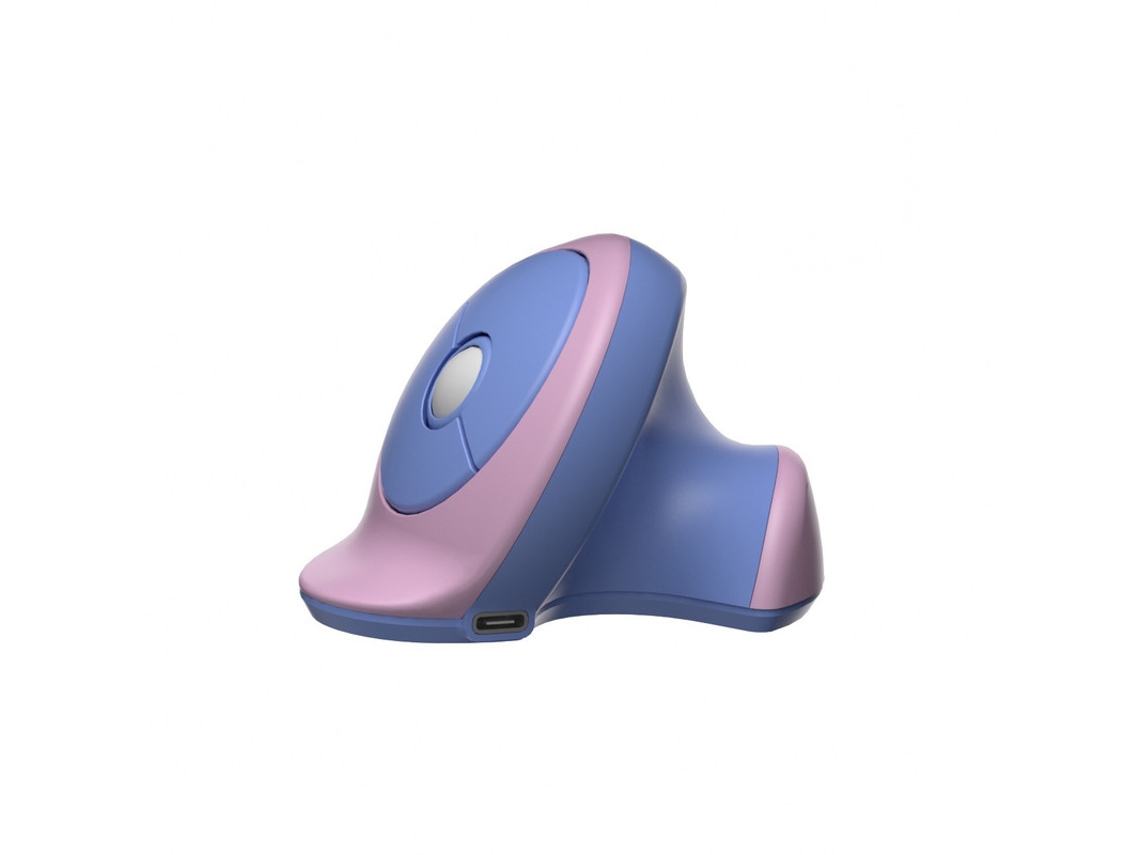 Rato Yizhood Escritório Ajustável Silencioso Recarregável Pequeno Ergonômico Vertical De 2.4g Dpi Para O Telefone Do Pc De Ipad Roxo