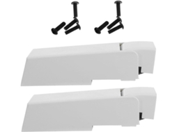 Kit De Reparo Dobradiças Metal Para Porta Geladeira 2 Peças Freezer Horizontal