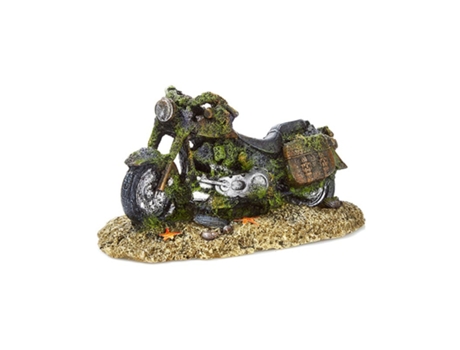 Decoração Aquário Motorcycle Wreckage