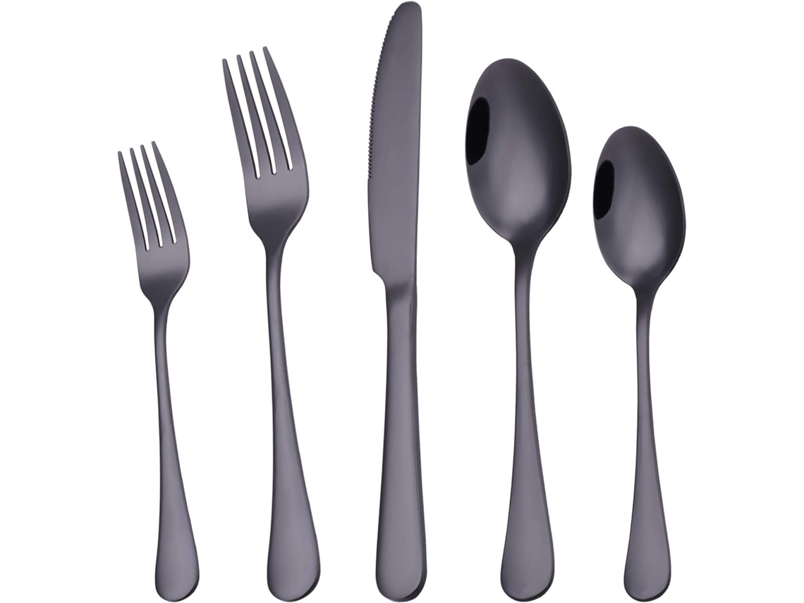 Conjunto de Talheres 20 Peças Aço Inoxidável Lavável na Máquina para 4 Pessoas NEVEANCE