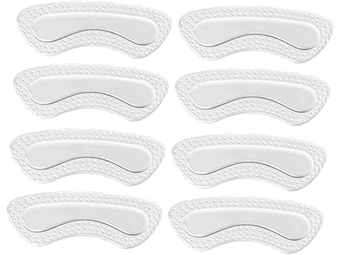 4 Pares De Protetores Calcanhar Autoadesivos E Antiderrapantes Para Sapatos Salto Alto, Protetores De Silicone