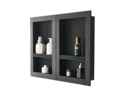 Nicho De Chuveiro Embutido 40,6 X 61 Cm E 40,6 X 61 Cm Prateleira De Parede Para Casa De Banho Vevor