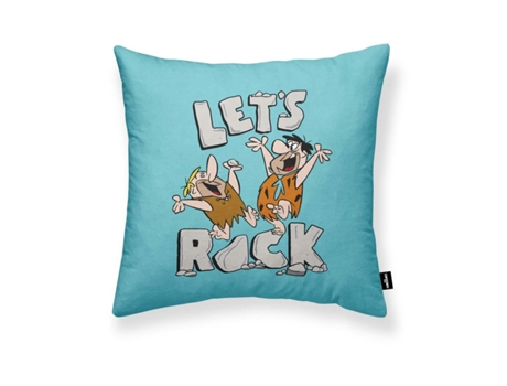 Capa de travesseiro The Flintstones Let's Rock A 45 x 45 cm